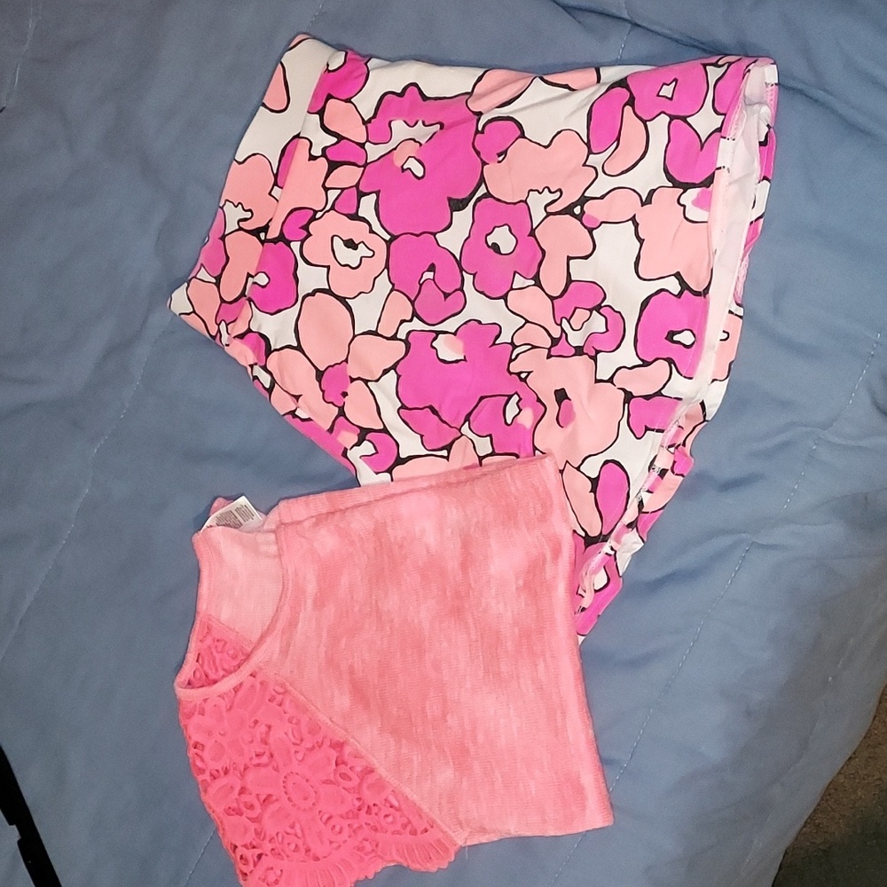 Total Girl Shirt and Skort Set